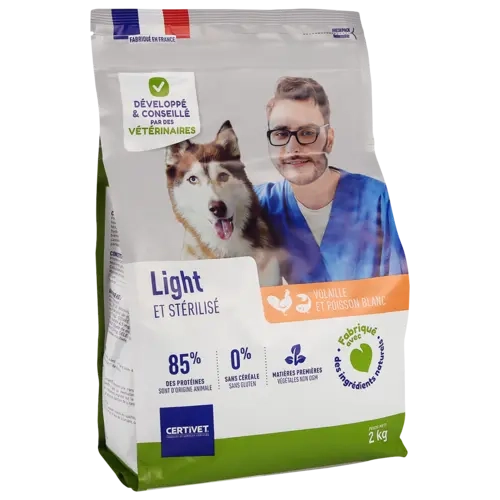 Croquette sans céréales - Chien light et stérilisé