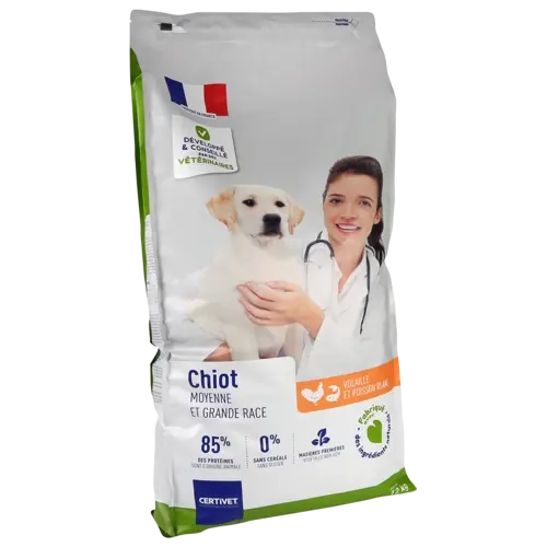 Croquette sans céréales - Chiot moyenne et grande race Croquette sans céréales - Chiot moyenne et grande race