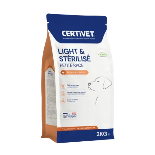 Chien light et stérilisé - petite race
