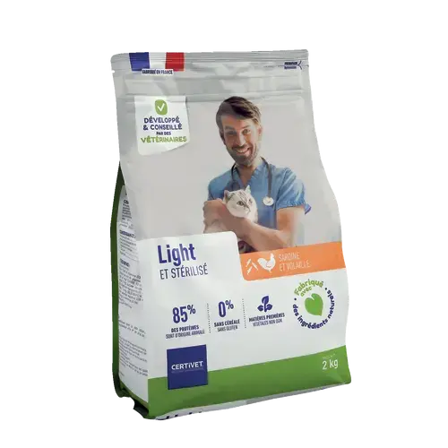 Croquette sans céréales - Chat light et stérilisé Croquette sans céréales - Chat light et stérilisé - Image 1