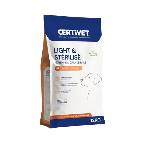 Chien light et stérilisé - moyenne et grande race