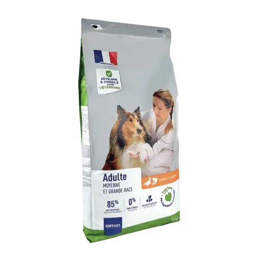 Croquette sans céréales - Chien adulte moyenne et grande race Croquette sans céréales - Chien adulte moyenne et grande race - Image 1